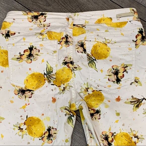 Anthropologie Pilcro & The Letterpress High Waisted Cropped Lemon Jeans - Picture 6 of 11